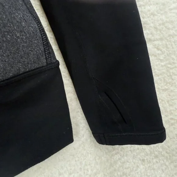 Lululemon Rare Black & Gray Pure Balance Jacket Size 8 - Picture 6 of 10